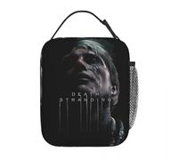 TFDGDGH Sac à Lunch Isotherme Death STRANDING 2 Jeu Vidéo Merch Food Box Boîte à Bento Glacière Thermique Multifonction pour L’école