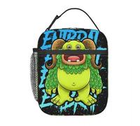 TFDGDGH Sac à Lunch Isotherme personnalisé My Singing Monsters pour Jeu vidéo Glacière Boîte à bento Thermique Camping en Plein air Voyage Sacs fourre-Tout Portables