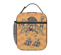TFDGDGH Sac à Lunch personnalisé My Singing Monsters pour Femmes glacière boîte à Lunch isolée thermiquement Plage Camping Voyage Sacs fourre-Tout étanches