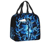 TFDGDGH Sacs à Lunch isothermes EMT Star of Life personnalisés pour Les Femmes Paramedic Doctor Ambulance Resuable Thermal Cooler Food Lunch Box