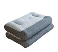 TFDRSEXVD Oreillers cervicaux en Mousse à mémoire de Forme, Oreiller Ergonomique pour Dormir, Oreiller pour dormeurs sur Le côté du Dos et du Ventre,Blanc,74x48cm(900g)