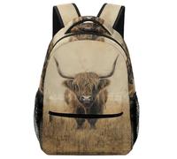 TFEDACVSS Bétail des HighlandsSac À Dos D'école Sac A Dos Animaux Université Sac À Dos De Voyage Adolescents Sac À Dos PourEnfants Et AdolescentsOne Size