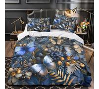 TFEDACVSS Bulldog Qui Regarde Parure de Lit Microfibre Hypoallergique 3D Effet Ultra Douce Housse de Couette Fermeture Éclair Super Douce Respirante for Enfants Garçons Filles Super King（260x220cm）