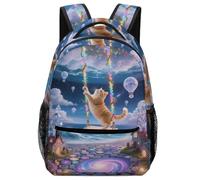 TFEDACVSS Cheveux courts britanniquesSac À Dos Sac A Dos ScolairesAnimaux Voyage Sac D'école Décontracté Enfants Sac À Dos PourEnfants Et AdolescentsOne Size
