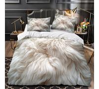 TFEDACVSS Chien Confortable Qui Regarde Parure de Lit Imprimé en 3D Microfibre Ultra Douce Hypoallergique Housse de Couette Fermeture Éclair Douce Résistante for Garçons Filles Double（200x200cm）