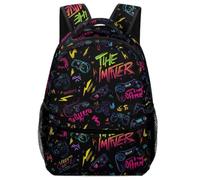 TFEDACVSS Contrôleurs de jeu - Neon Graffiti StyleSac De Voyage Cartable Garçon Lycée Pour Sac À Dos Grande Capacité Homme Sac À Dos PourEnfants Et AdolescentsOne Size