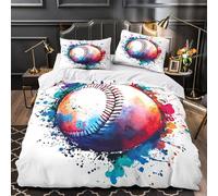 TFEDACVSS Danse de Ballerine Housse de Couette 3D Effet Microfibre résistante Douce Scène Cosmique Fantastique Parure de Lit Fermeture Éclair Confortable Hypoallergique for Hommes Double（200x200cm）