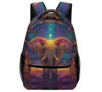 TFEDACVSS Éléphant artistiqueSac À Dos Sac A Dos ScolairesAnimaux Loisirs Sac À Dos Grande Capacité Garcon Pour École Excursion Camping VoyageOne Size