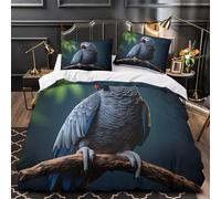 TFEDACVSS Éléphant d'Afrique Housse de Couette 3D Effet Microfibre résistante Super Douce Scène de Safari Sauvage Parure de Lit Fermeture Éclair Hypoallergique Respirante for Couple Double（200x200cm）