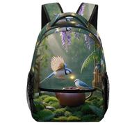 TFEDACVSS Java SparrowSac À Dos D'école Sac A Dos Animaux Loisirs Sac D'école Décontracté Fille Sac À Dos PourEnfants Et AdolescentsOne Size