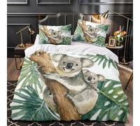 TFEDACVSS Kiwi Housse de Couette Imprimé en 3D Douce Hypoallergique Résistante illustré Frais Parure de Lit Microfibre Fermeture Éclair Confortable for Hommes Enfants Double（200x200cm）