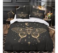 TFEDACVSS l'argent Tombe Parure de Lit Imprimé en 3D Microfibre Ultra Douce Confortable Pluie d'argent Housse de Couette Fermeture Éclair Hypoallergique Léger for Garçons Filles Double（200x200cm）