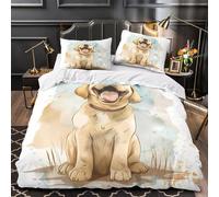 TFEDACVSS Martin-pêcheur perché Housse de Couette 3D Imprimée Microfibre Hypoallergique Confortable Parure de Lit Fermeture Éclair Résistante Léger for Enfant Super King（260x220cm）