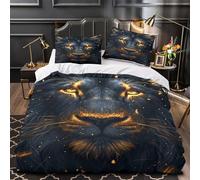 TFEDACVSS Monsieur et Madame Design Cœur Housse de Couette 3D Effet Microfibre résistante Respirante Parure de Lit Fermeture Éclair Ultra Douce Confortable for Couple King（220x240cm）