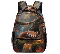 TFEDACVSS Panda rougeSac À Dos D'école Sac A Dos Animaux Ecole Sac À Dos Grande Capacité Homme Pour Des Garçons Filles EnfantsOne Size