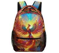 TFEDACVSS Phoenix oiseau mythiqueSac À Dos D'école Sac A Dos Ecole Sac À Dos Grande Capacité Adolescents Cartables Scolaires Grande CapacitéOne Size