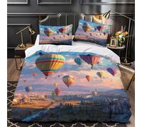 TFEDACVSS Portraits de Chevaux Housse de Couette 3D Effet Microfibre résistante Super Douce Aquarelle Florale Parure de Lit Fermeture Éclair Hypoallergique Respirante for Couple King（220x240cm）