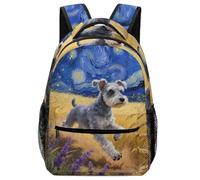 TFEDACVSS Schnauzer en miniatureSac A Dos Cartable GarçonAnimaux Ecole Sac D'école Décontracté Fille Sac À Dos PourEnfants Et AdolescentsOne Size