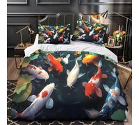 TFEDACVSS Silhouettes de karaté Parure de Lit Imprimé en 3D Douce Respirante Léger Housse de Couette Microfibre Hypoallergique Fermeture Éclair Résistante for Couple Amoureux King（220x240cm）