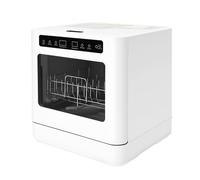 TFGXUE Lave-vaisselle de table, mini lave-vaisselle avec 2 niveaux, 4 modes de nettoyage, 72 heures sans odeur, écran LED, petit lave-vaisselle pour cuisines, appartements, dortoirs