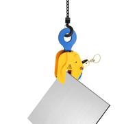 TFGXUE Pince de levage verticale 1T - Pince de levage en tôle - Ouverture de 0 à 20 mm - Pince de plaque pour charges lourdes avec bloc de compression à roue dentée - Pour le levage vertical des