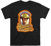 TFHBNMXD Burt Reynolds Hooper Vintage T-Shirt Cool T Shirt Men Tshirt Black Manches Courtes(X-Large)