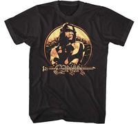 TFHBNMXD Conan The Barbarian T Shirt - Arnold Schwarzenegger T Shirts - Conan Manches Courtes(Small)