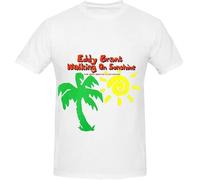 TFHBNMXD Eddy Grant Walking on Sunshine The Very Best of Funk Men Custom T Shirt White Manches Courtes(Small)