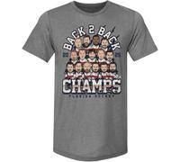TFHBNMXD Florida Hockey 2025 Back to Back World Champs Men's Premium T-Shirt Manches Courtes(Large)