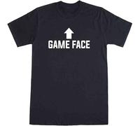 TFHBNMXD Game Face Gadget Nerd Geek Gamer Funny Mens Loose Fit Cotton T-Shirt Black Manches Courtes(Medium)