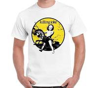 TFHBNMXD Killing Joke Let‘s All Go to The Fire Dances Retro T Shirt White Manches Courtes(X-Large)