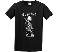 TFHBNMXD Men's Gummo Cat Killer O-Neck Cotton T Shirt Manches Courtes(Small)