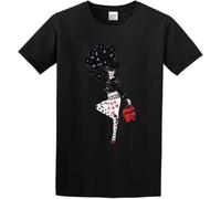 TFHBNMXD Men's T Shirt Soft and Light Black Manches Courtes(Large)