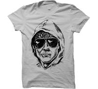 TFHBNMXD Men's Unabomber Tshirt - Unabomber Manhunt Wanted Manches Courtes(Large)