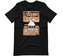 TFHBNMXD mixia Hot Fuzz Wanted Swan Cornetto Trilogy Movie Mens Tshirt Manches Courtes(3X-Large)