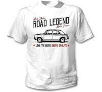 TFHBNMXD Morris 1100 1962 Road Legend - White Cotton Tshirt Mens Women T Shirt 100% Cotton Manches Courtes(Medium)