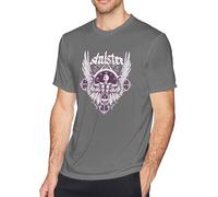 TFHBNMXD Skull Sinister Winged Design 100% Cotton Running Man Top Manches Courtes(X-Large)