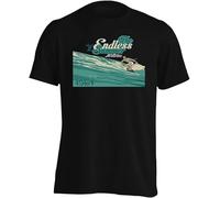 TFHBNMXD The Endless Summer Aloha Hawaii 1964 Surf up Bro Men's T-Shirt Black Manches Courtes(Medium)