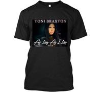 TFHBNMXD Toni apeg Braxton As Long As I Live Tour 2019 37 Copy T-Shirt for Men Women Manches Courtes(3X-Large)