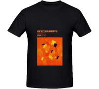 TFHsedftr3 Stan Getz Getzgilberto Tour Soul Graphic Printed Shirt Black M