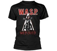 TFHsedftr3 Wasp Wild Child Shirt Metal Band T-Shirt Black L