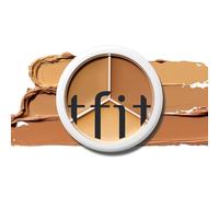 TFIT Cover Up Pro Concealer Palette -Crème correctrice de couleur 3 en 1 à couverture complète (hydratante, 04 foncé, 0,52 oz) pour les cernes et les taches-Correcteur pour les yeux à haute couverture