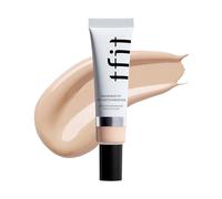 TFIT Fond de teint sérum Radiance Fit - Couverture impeccable, finition rosée, maquillage coréen longue durée, léger, 1,05 oz. (Porcelaine C01, 1,05 oz.)