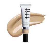TFIT Fond de teint sérum Radiance Fit - Couverture impeccable, finition rosée, maquillage coréen longue durée, léger, 1,05 oz. (Beurre d'amande W02, 1,05 oz.)