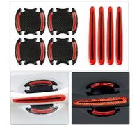 TFIUMCRGW 8 pièces Films Protection poignée Porte, pour Benz V-Class Vito e-Vito Viano 108 E W638 W639 W447 Anti Rayures Auto-Adhésif film protection peinture rainure poignée porte,E