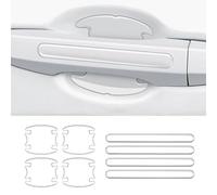 TFIUMCRGW 8 pièces Films Protection poignée Porte, pour Citroen C1 II 3-Door 2014-2022 Anti Rayures Auto-Adhésif film protection peinture rainure poignée porte,B