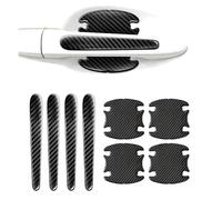TFIUMCRGW 8 pièces Films Protection poignée Porte, pour FIAT Abarth 595 312 I 2012-2024 Anti Rayures Auto-Adhésif film protection peinture rainure poignée porte,A