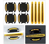 TFIUMCRGW 8 pièces Films Protection poignée Porte, pour Toyota Rav4 RAV 4 Hybrid Limited Prime se 2002-2021 Anti Rayures Auto-Adhésif film protection peinture rainure poignée porte,C