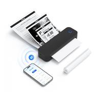 TFixol Imprimante à transfert thermique portable A4 - Utilisation avec ordinateur portable, bureau, école, connectivité USB iOS Android MacOS