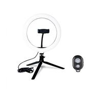 TFixol Ring Light Studio P Video Trépied à intensité variable pour appareil photo et téléphone Blanc 2